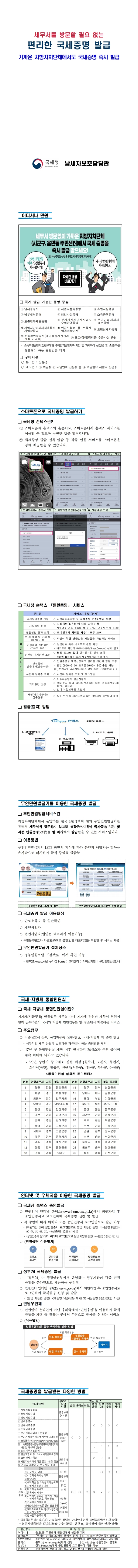 세무서를 방문할 필요없는 편리한 국세증명 발급 안내-vert